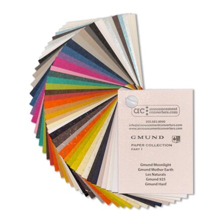 ANCO Paper Gmund Paper Collection Part I Swatch Book